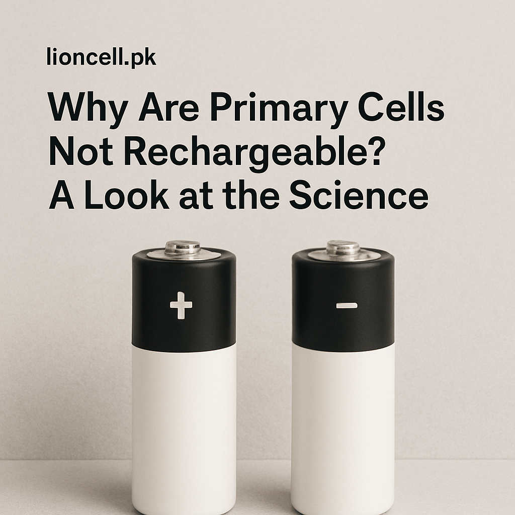 Why Are Primary Cells Not Rechargeable? | Lioncell Pakistan