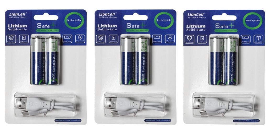 Type-C Rechargeable Cells