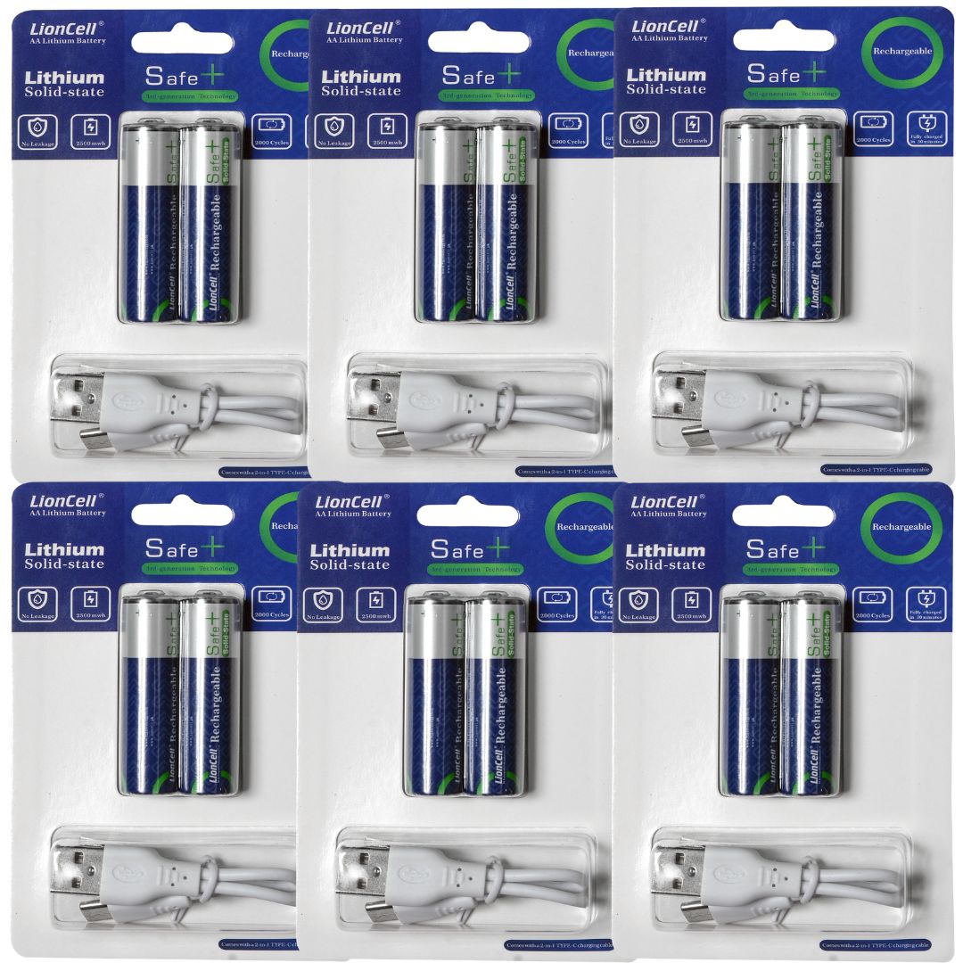Type-C Rechargeable Cells