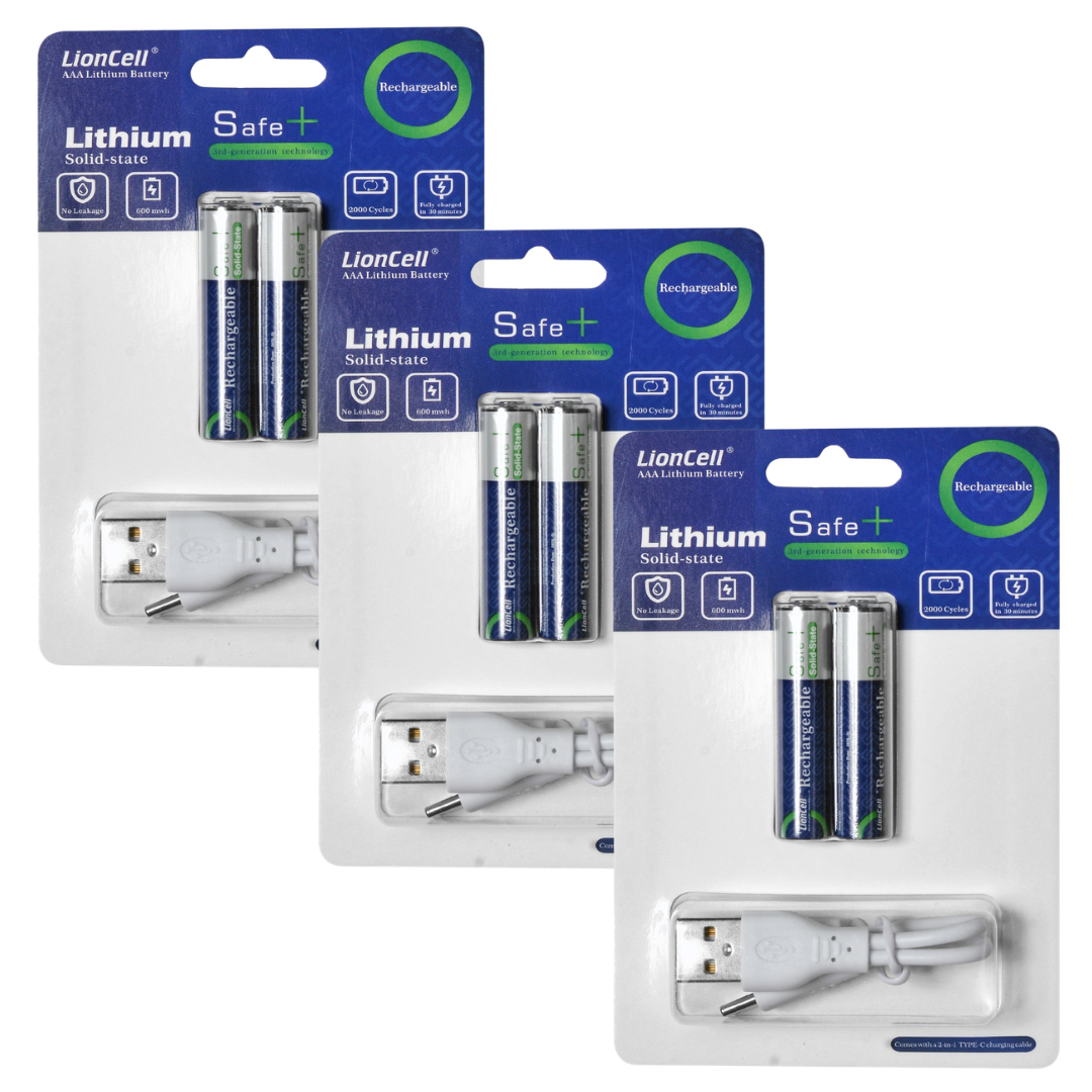 Type-C Rechargeable Cells