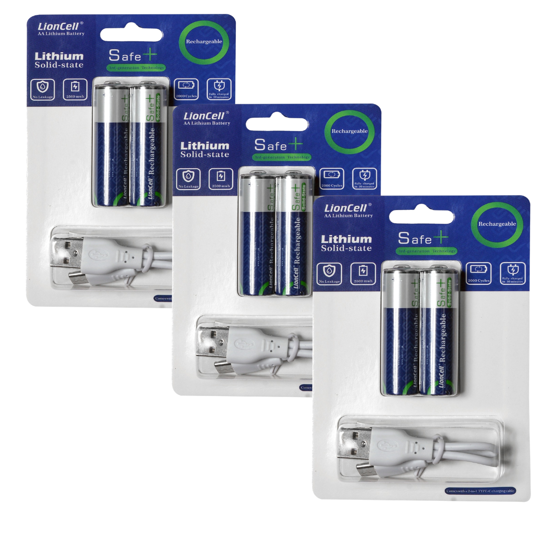 Type-C Rechargeable Cells