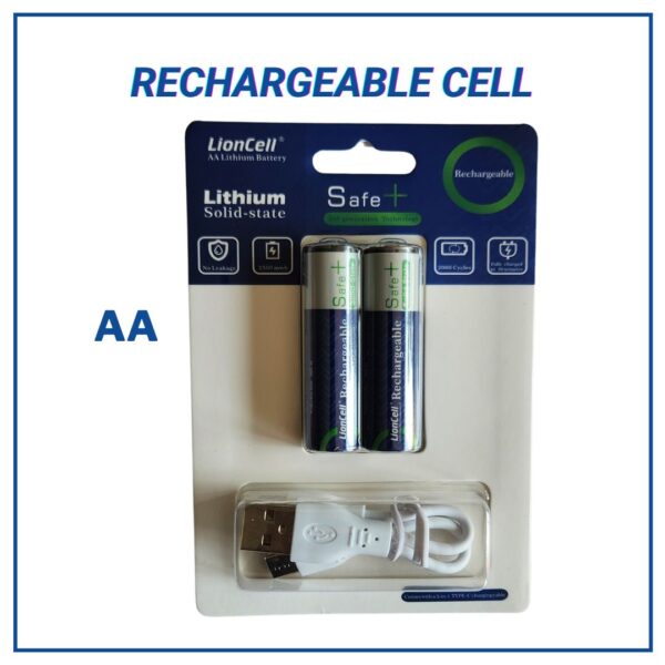 Type-C AA Rechargeable Cells in Pakistan | 1 Year Warranty